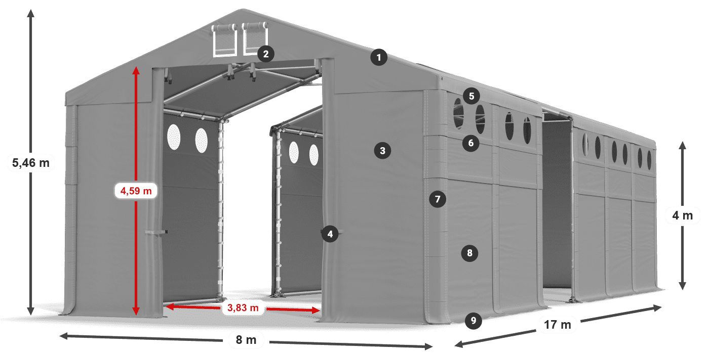 MFRO 620 PVC legende 4m