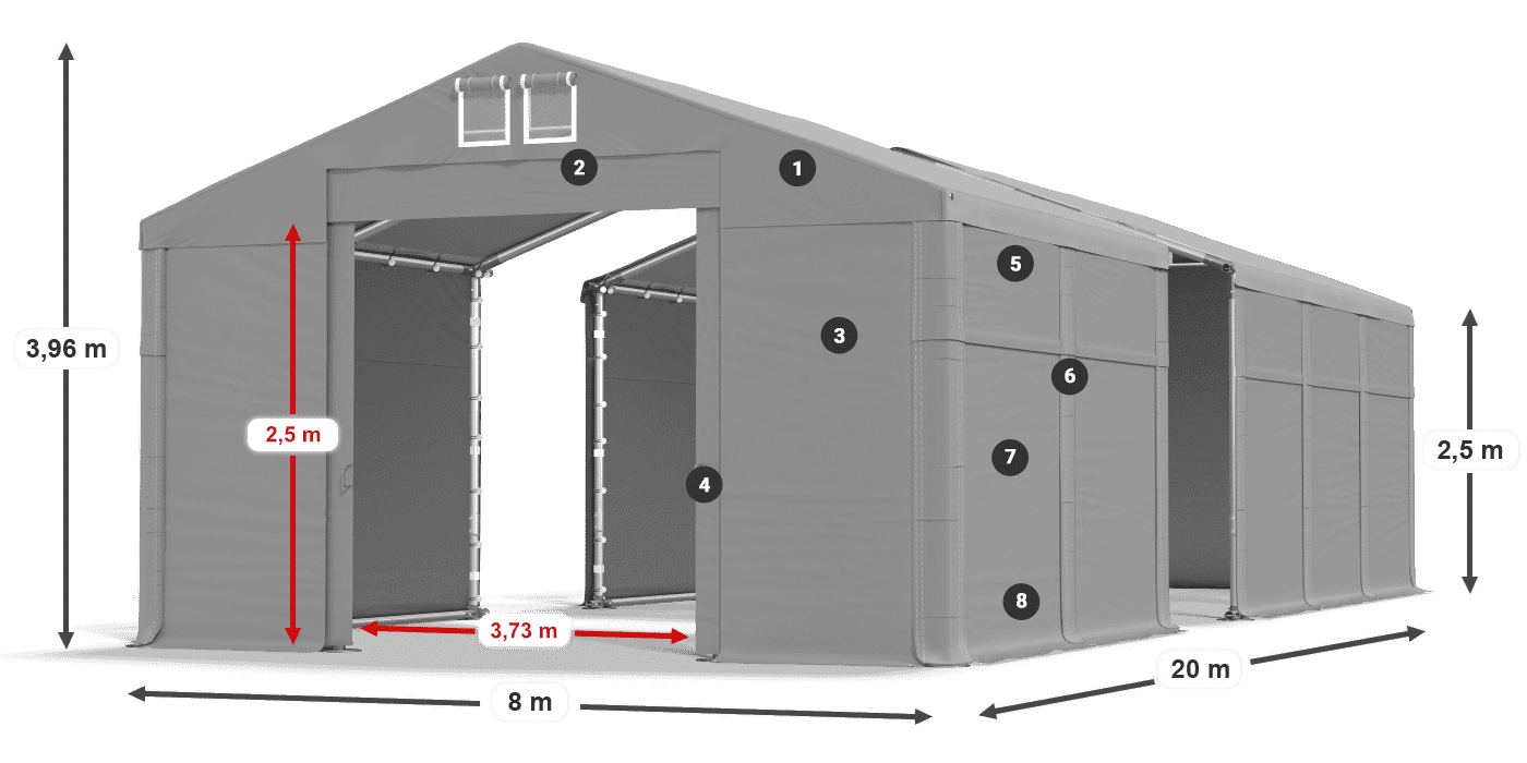 MFR 620 PVC legende 2,5m
