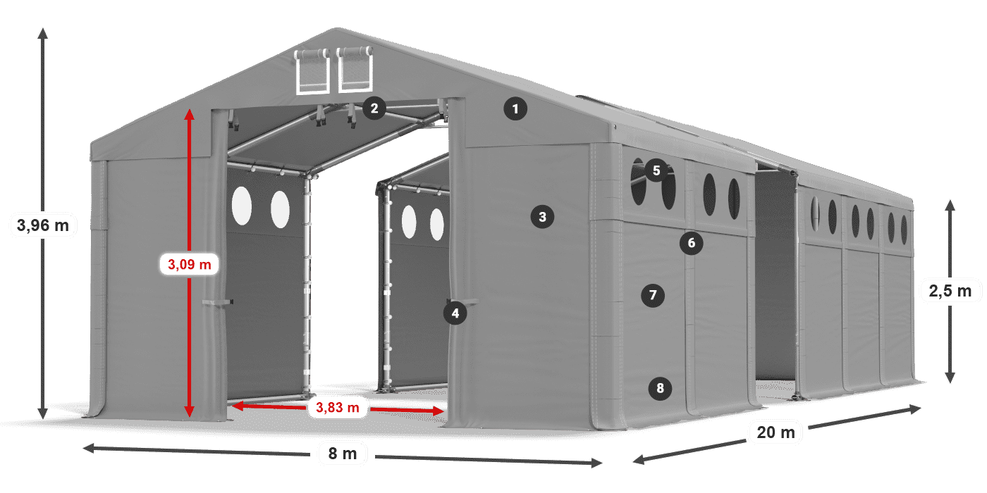 MFRO 620 PVC legende 2,5m