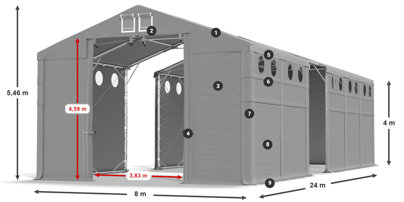 MFRO 620 PVC legende 4m
