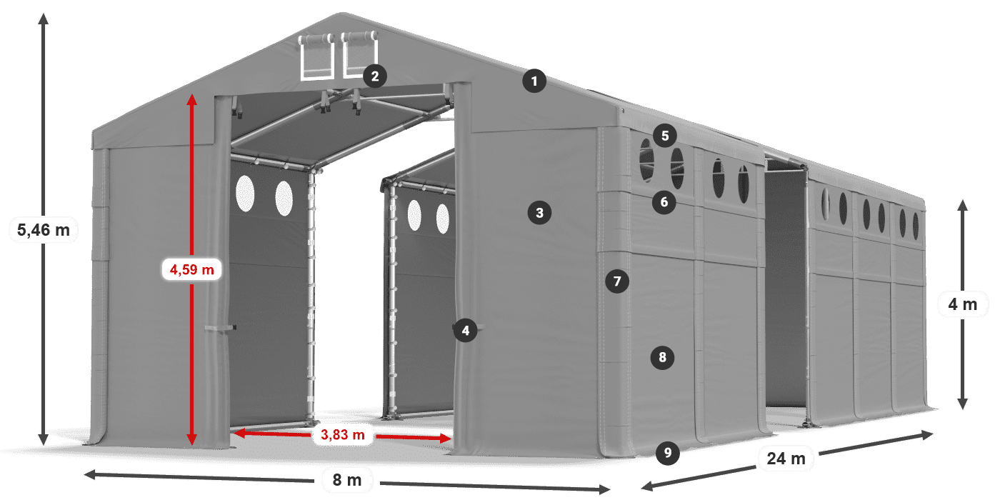 MFRO 620 PVC legende 4m