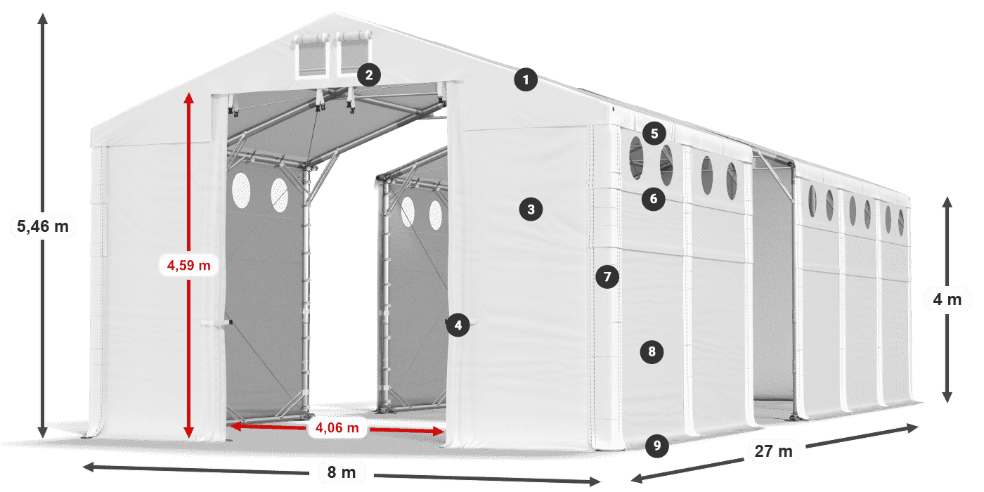 MFRO 620 PVC legende 4m