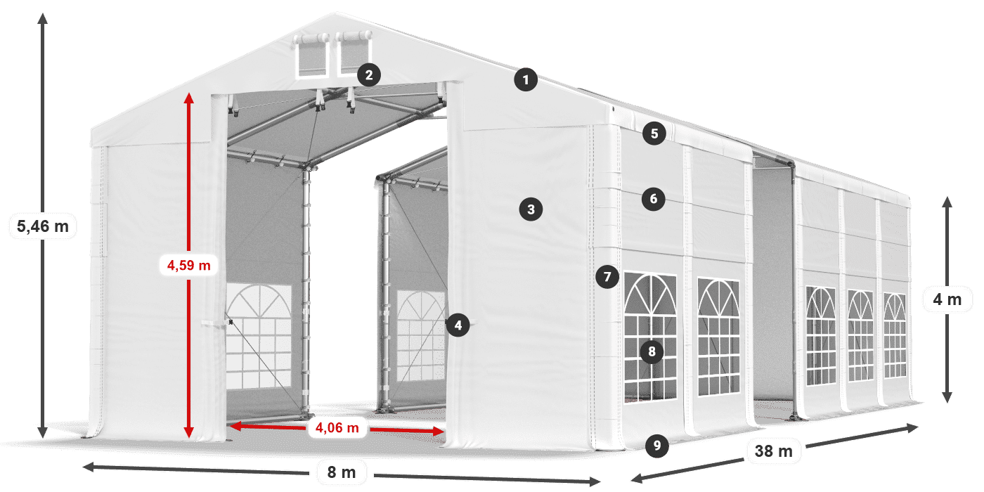 IFR 620 PVC legende 4m