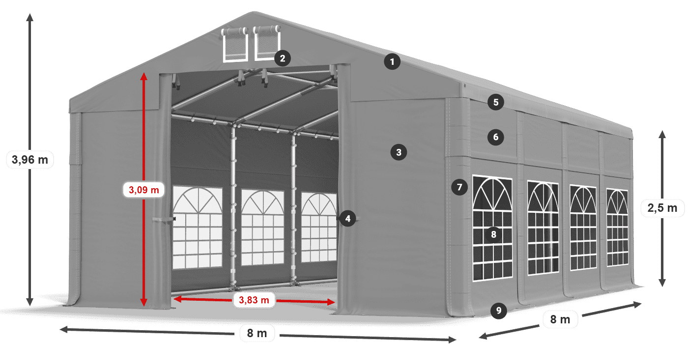 ISD 560 PVC legende 2,5m