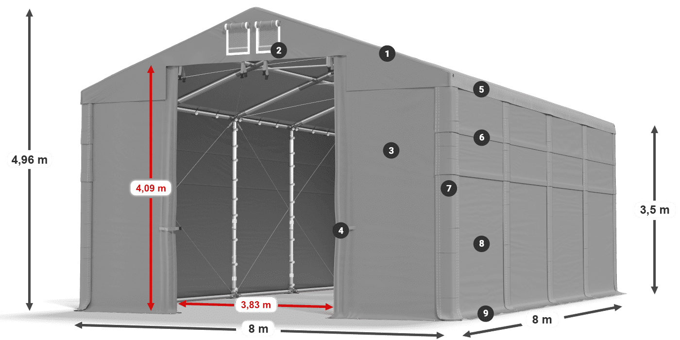 MSD 560 PVC legende 3,5m