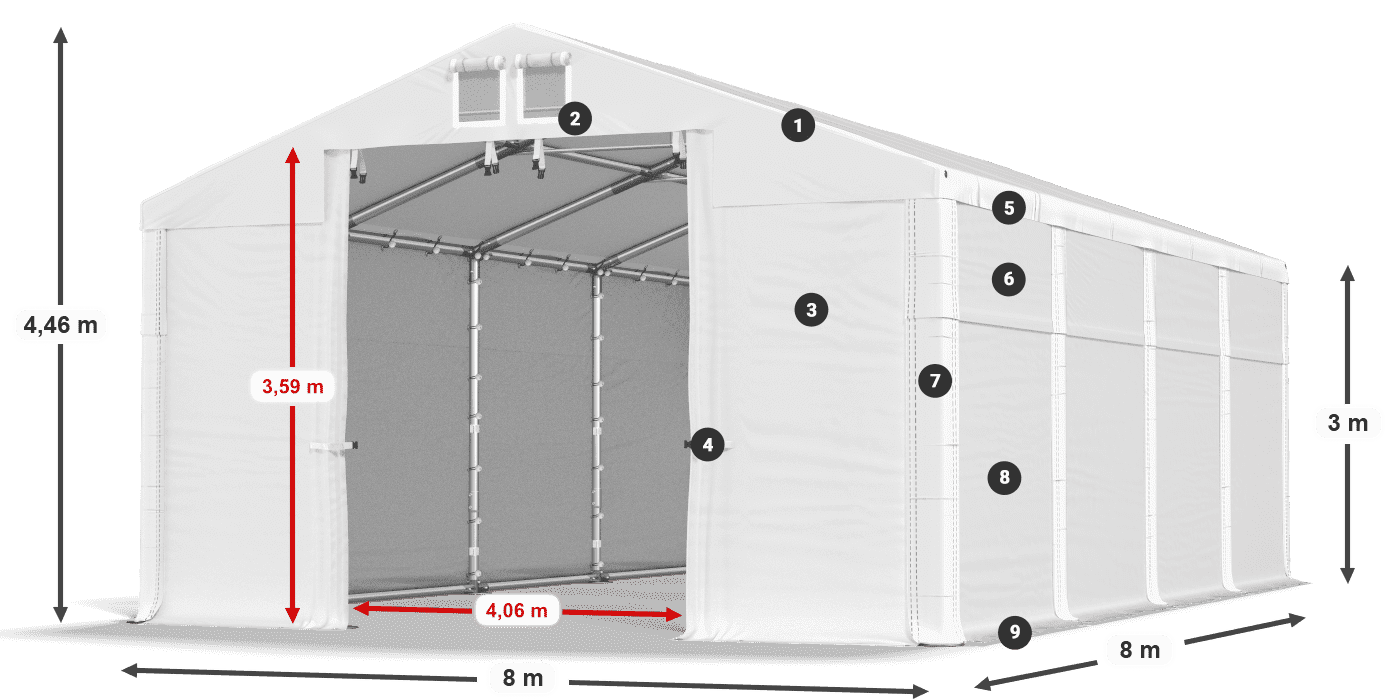 MSD 560 PVC legende 3m