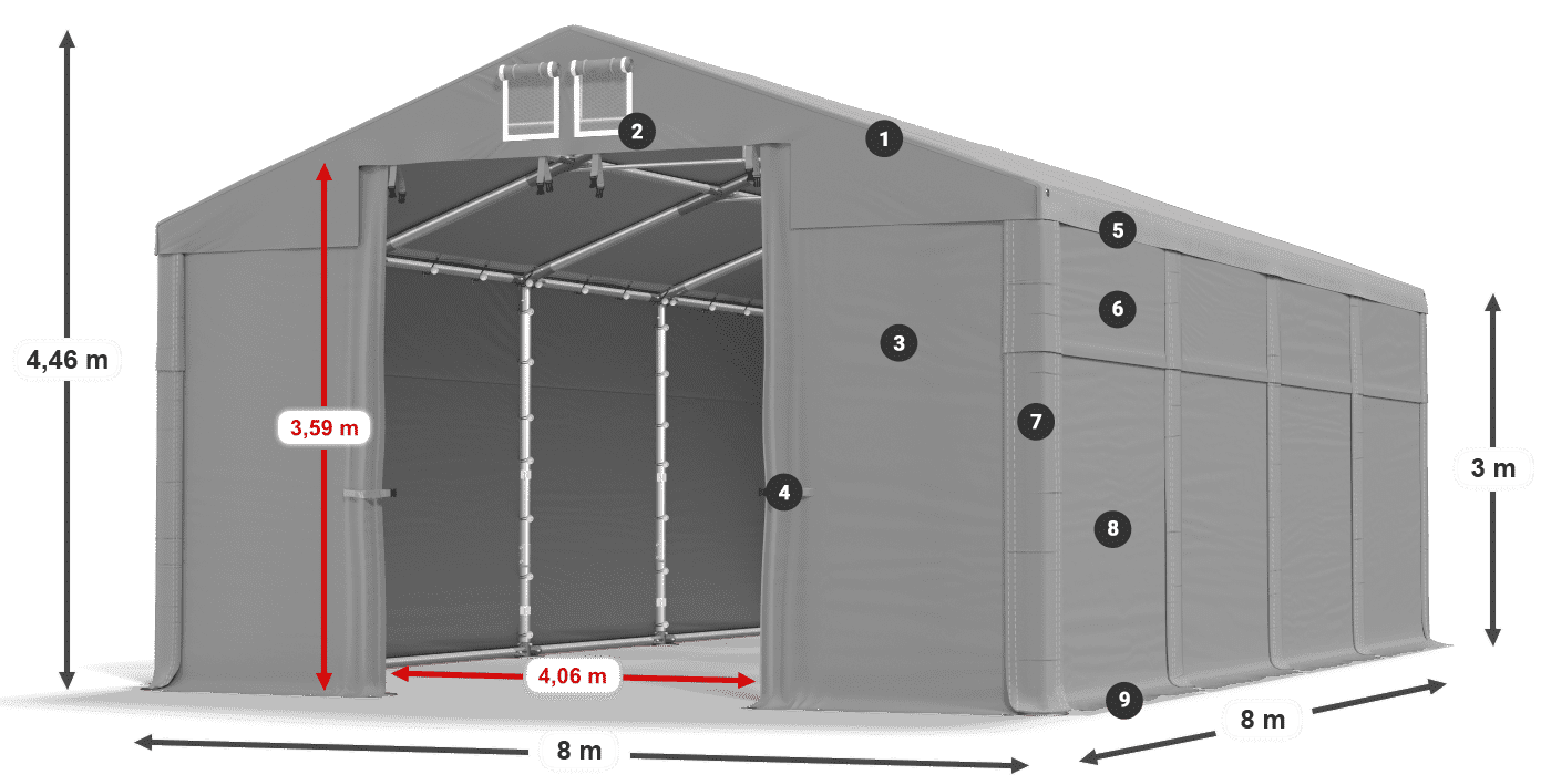 MSD 560 PVC legende 3m